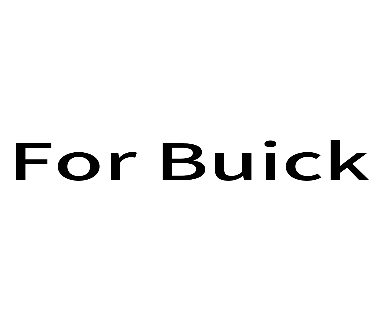 For Buick